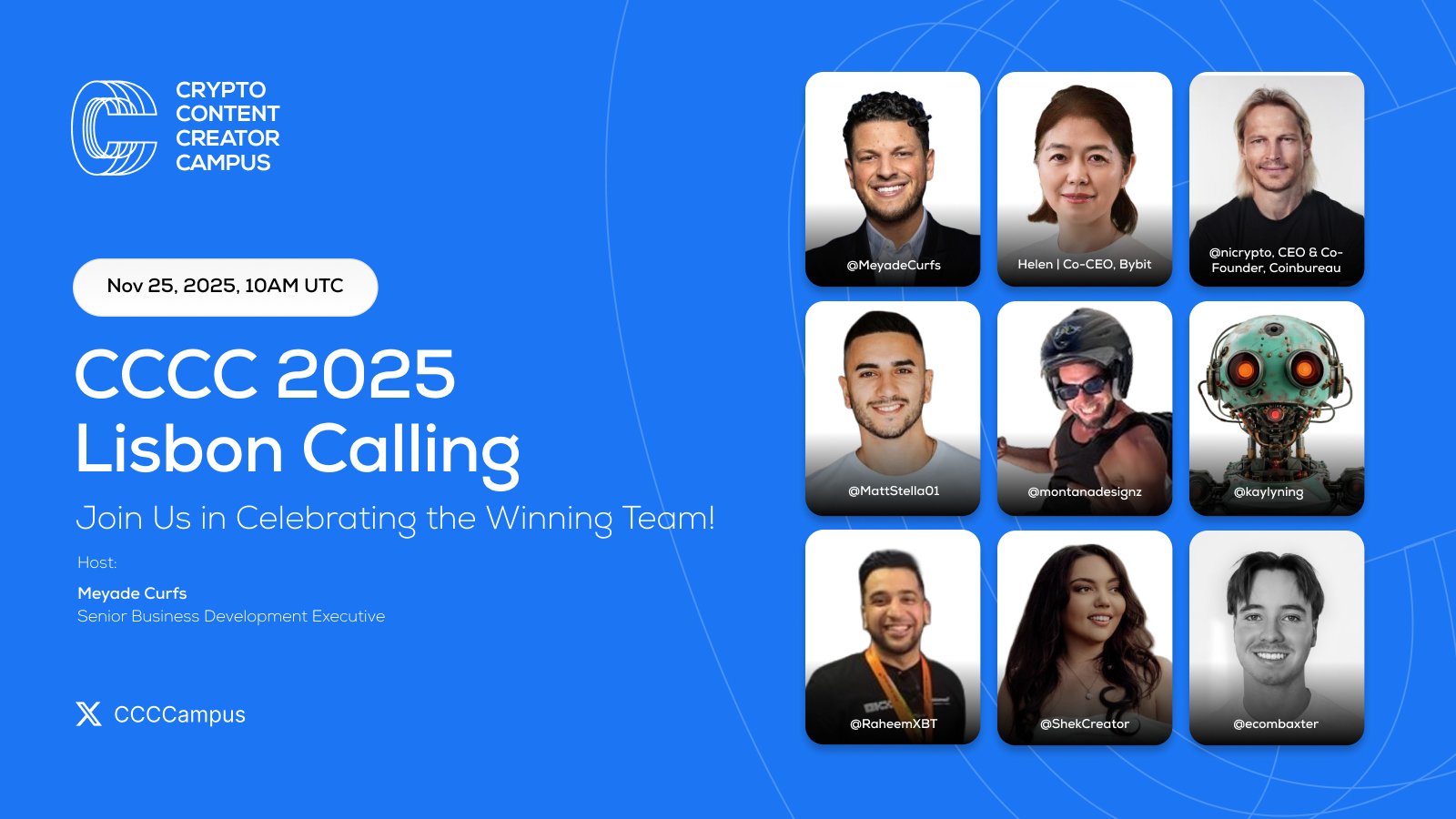 Crypto Content Creator Campus (CCCC) Lisbon 2025 Calling Highlights Revealed in Winner’s AMA Livestream