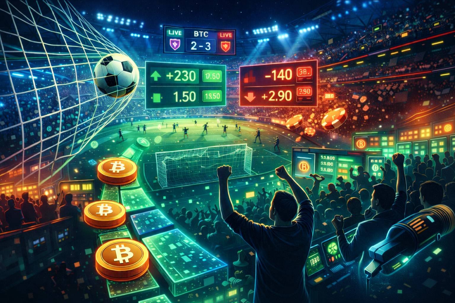 Football BTC Betting Is Exploding — Here’s Why Fans Are Ditching Bookmakers