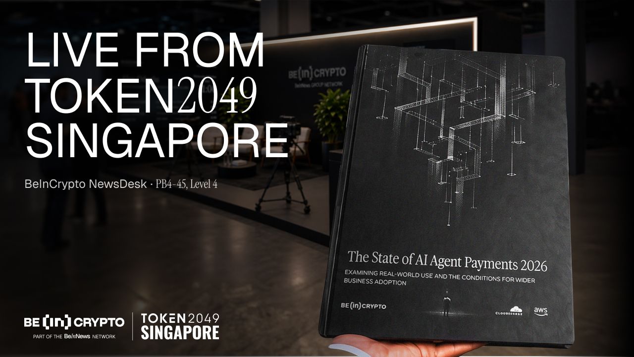 BeInCrypto Launches The State of AI Agent Payments 2026 Report at TOKEN2049 Singapore