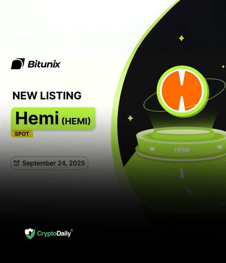 Bitunix Exchange Lists $HEMI Coin Following Massive 250% Rally in Just One Week