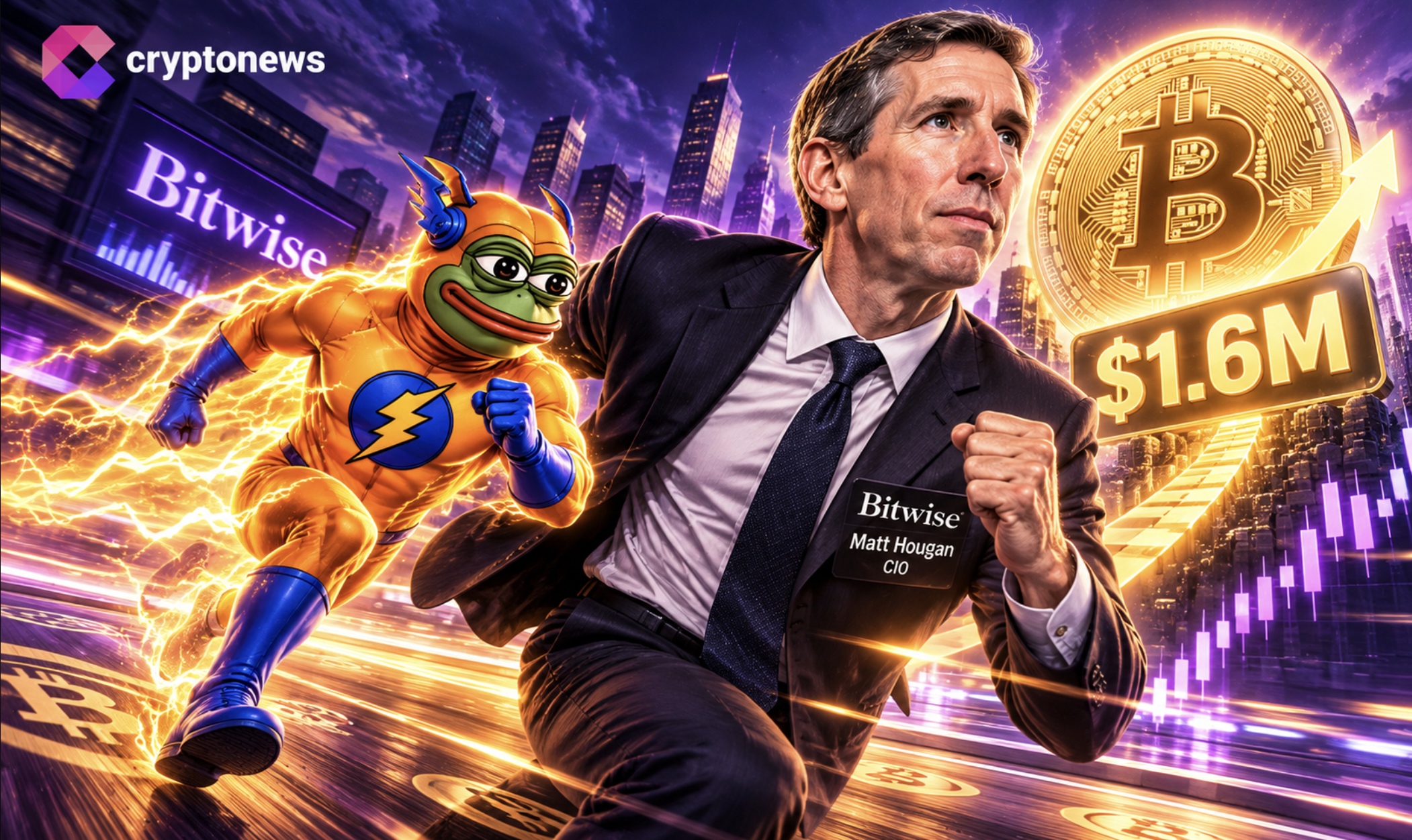 Bitwise Raises Bitcoin Price Target to $1.6 Million as Institutional Demand Grows