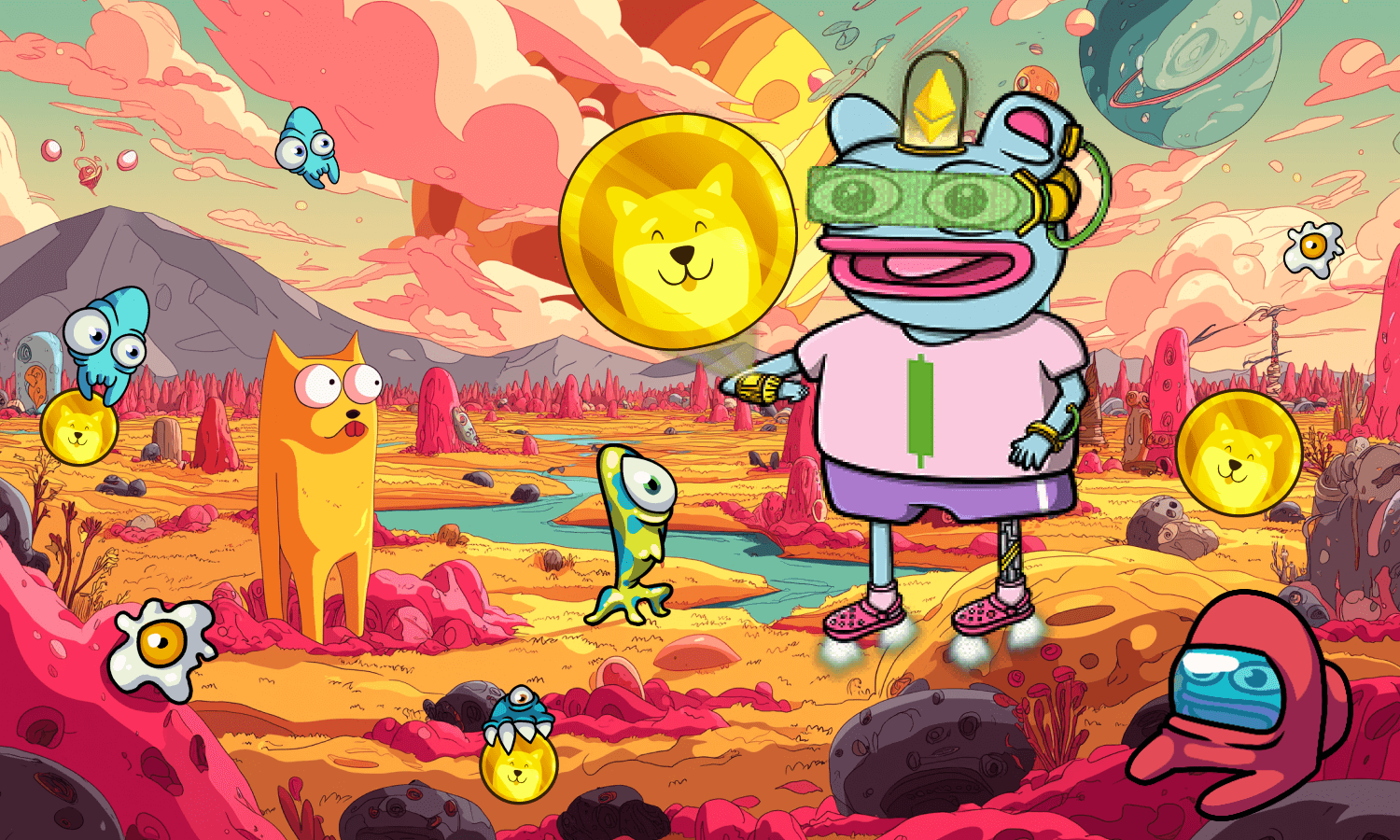 5 Cryptos Set To Dominate October: Layer Brett, Shiba Inu, Solana, AVAX and Dogecoin