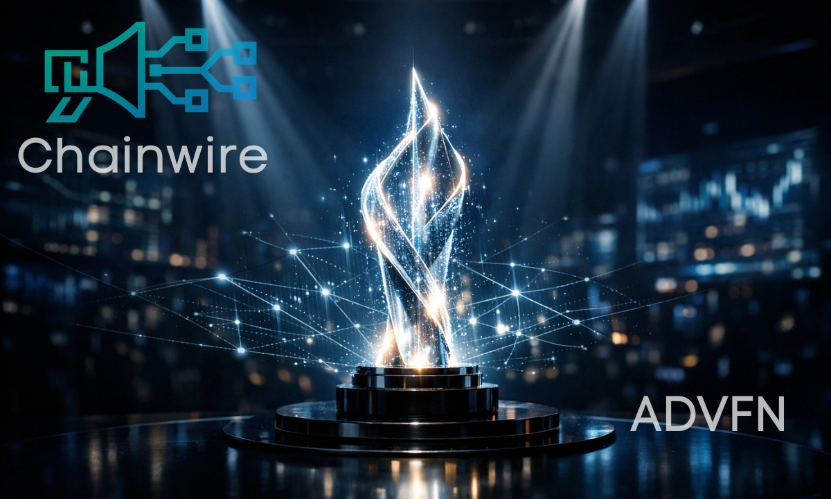 Chainwire Awarded Top Crypto NewsWire Distinction at ADVFN 2026