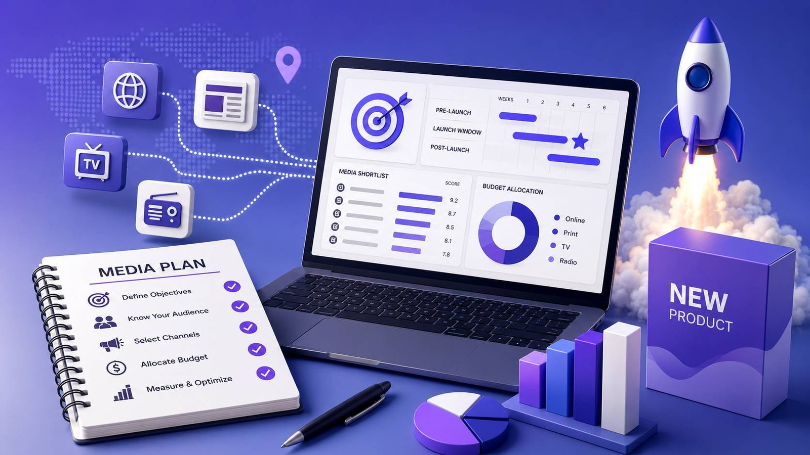 How to Build a Media Plan for a Product Launch Using Outset Media Index