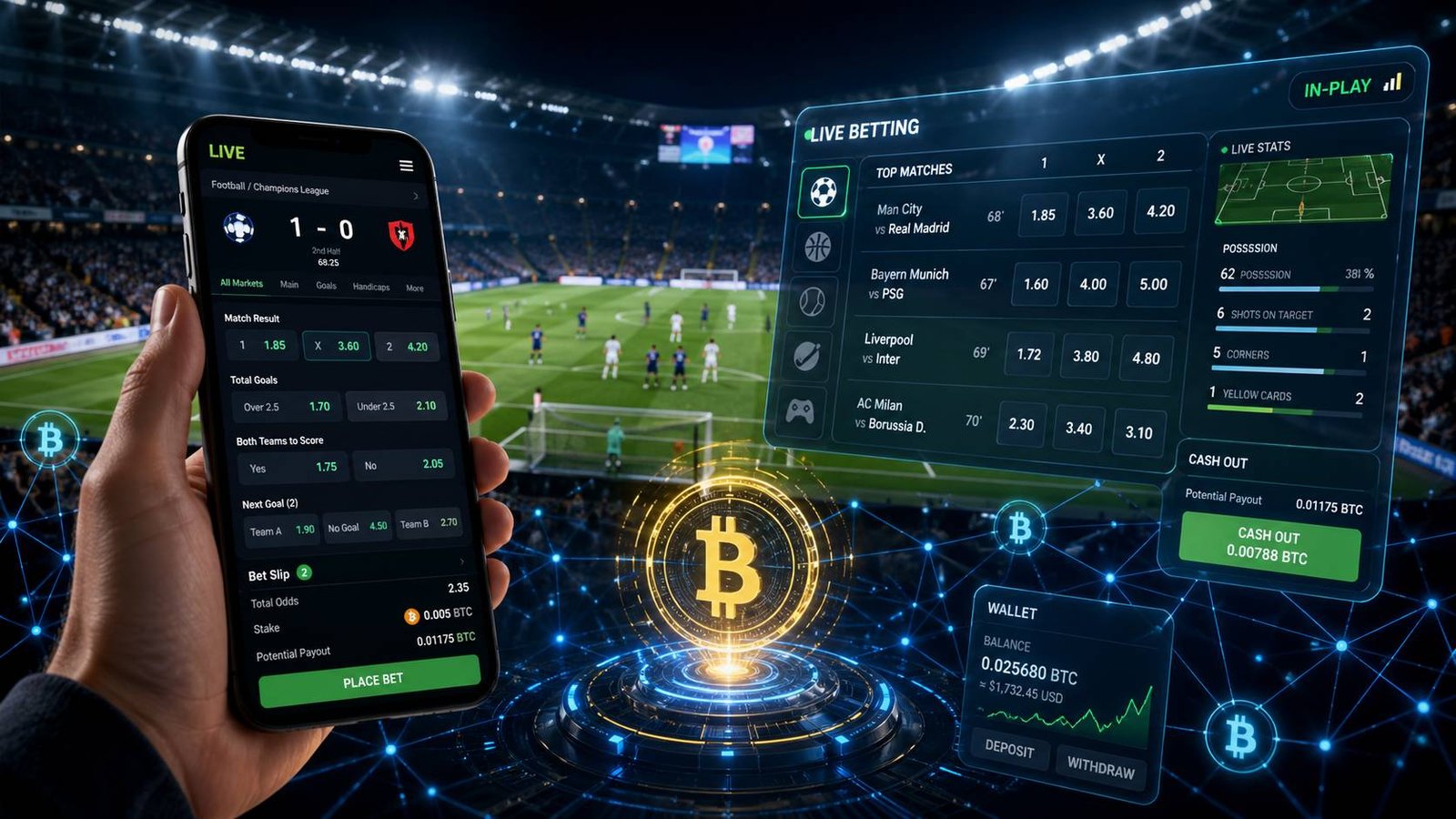 Sports Betting with Bitcoin in 2026: Sites, Features, and Limits