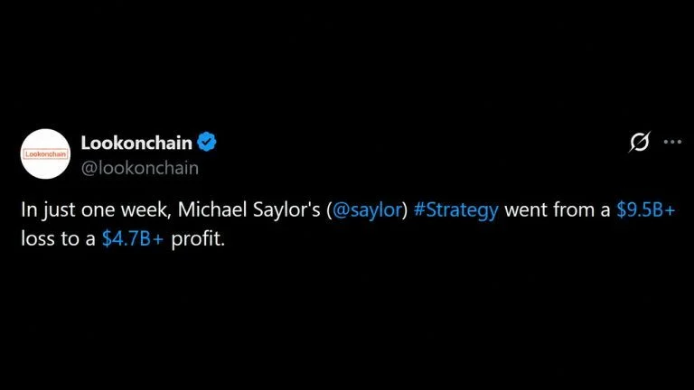 Saylor’s Strategy Swings From $9.5B Loss to $4.7B Profit