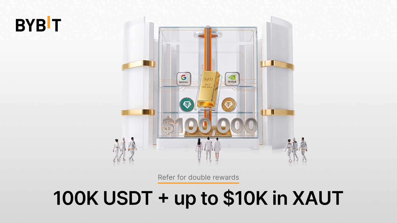 Squad Gold Rush Offers Top Bybit Referral Teams a Share of Up to 100,000 USDT Airdrop, Plus XAUT Lucky-Draw Rewards