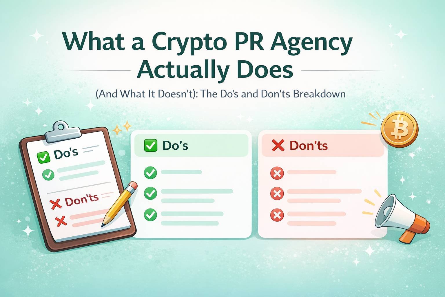 What a Crypto PR Agency Actually Does (And What It Doesn't)