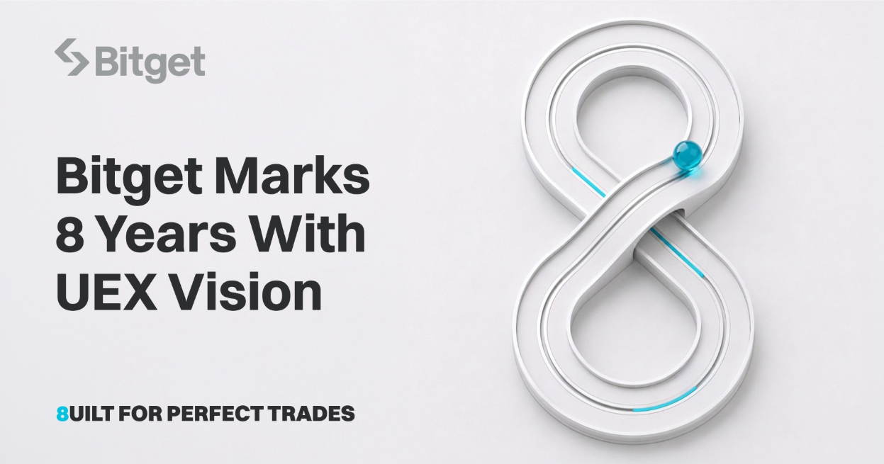 Bitget Marks 8 Years With UEX Vision Built for Perfect Trades