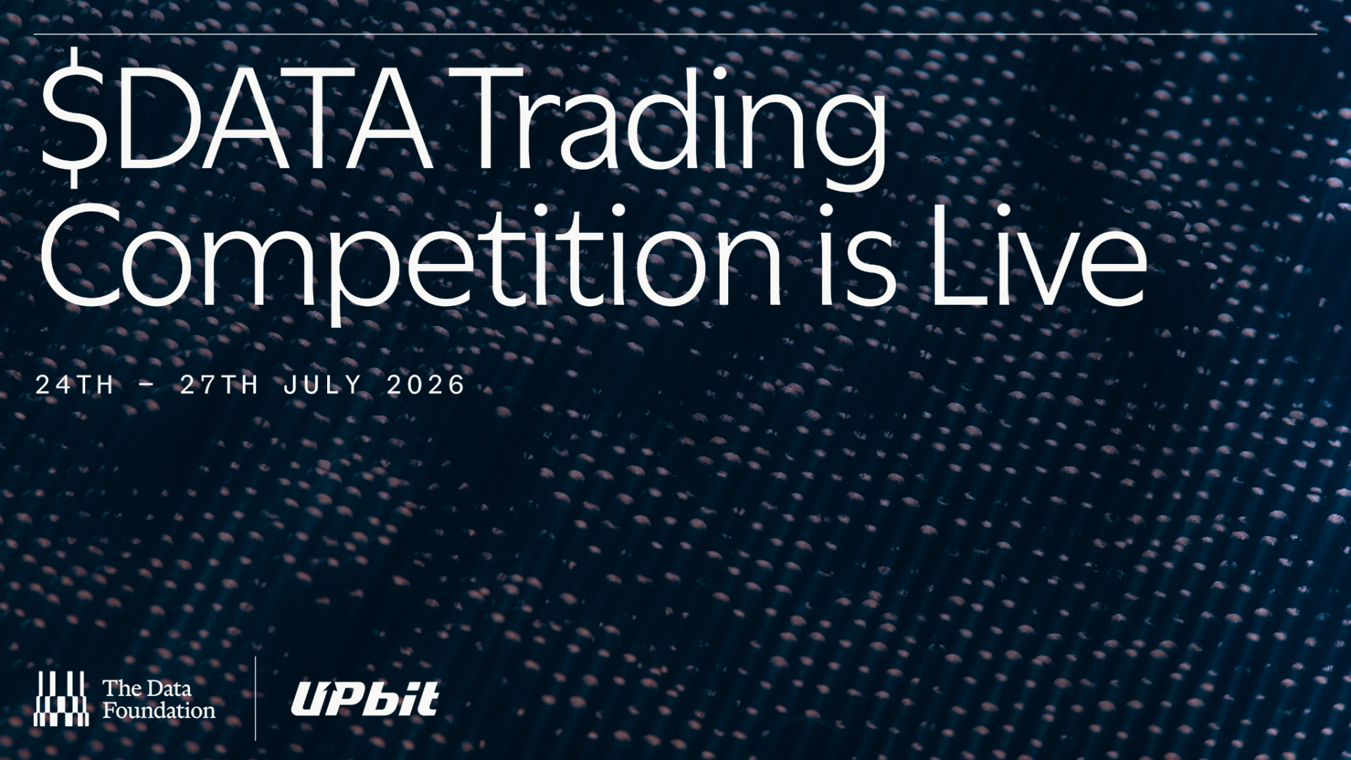DATA Network Surpasses 100 Million Registrations as $DATA Trading Competition Opens on Upbit