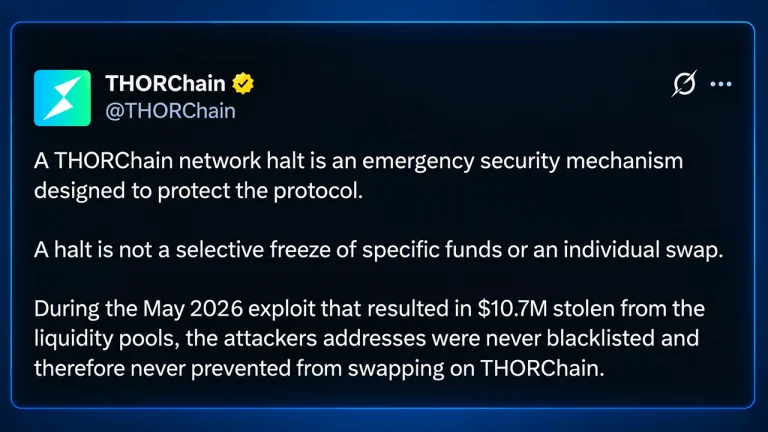 Thorchain Co-Founder: Neutral Networks Can’t Pick Who Can Transact