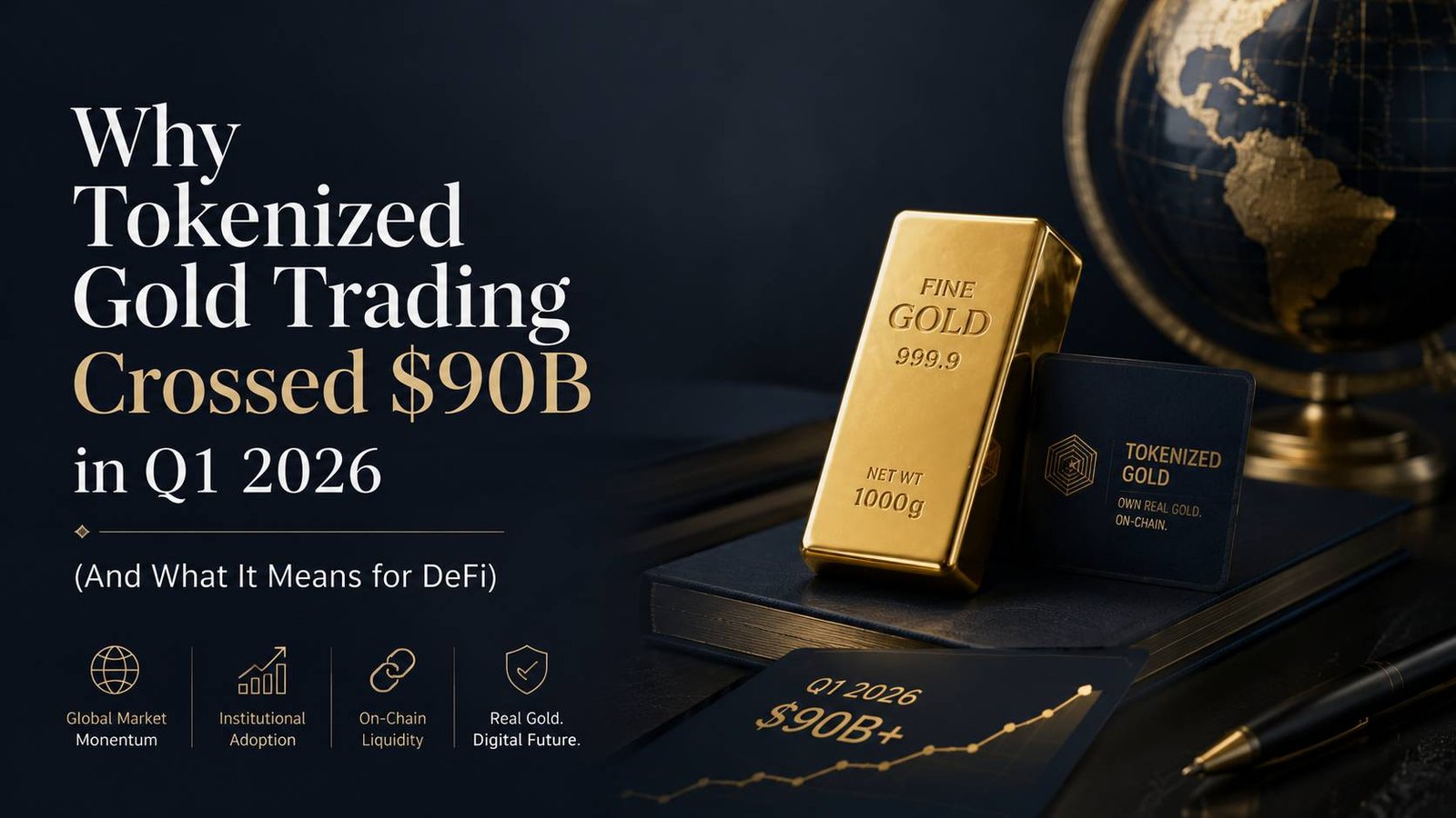 Why Tokenized Gold Trading Crossed $90B in Q1 2026 (And What It Means for DeFi)