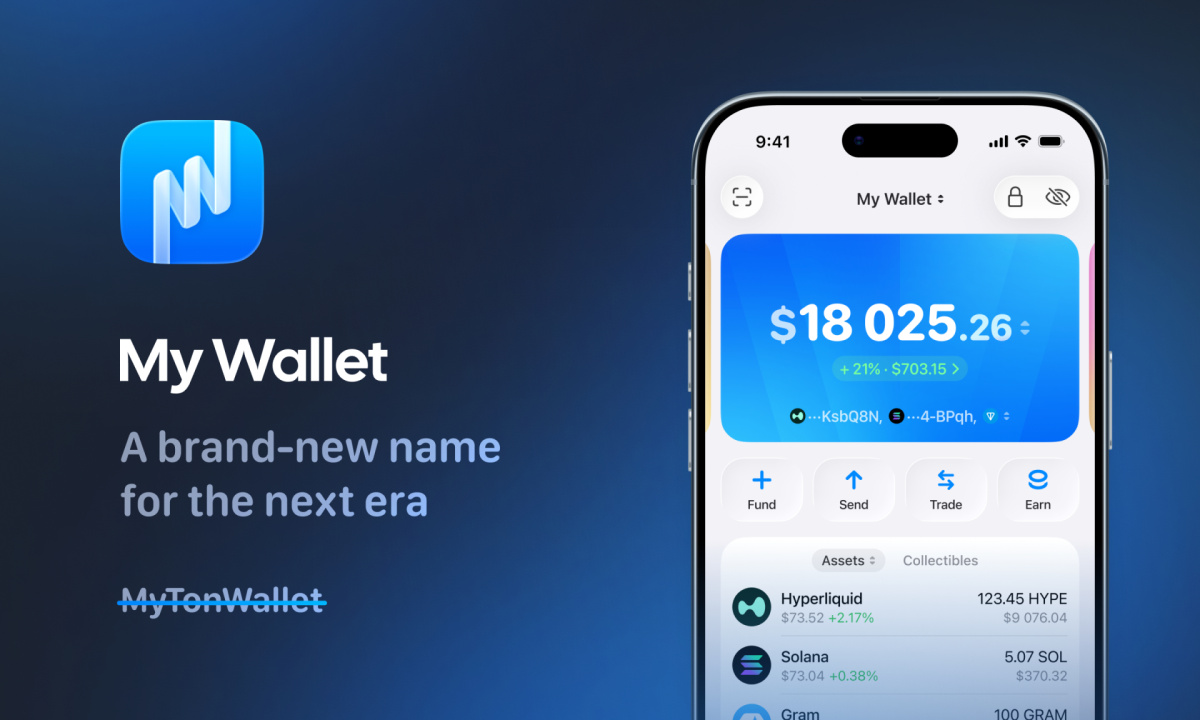 MyTonWallet Rebrands to My Wallet After Expanding to 11 Blockchains