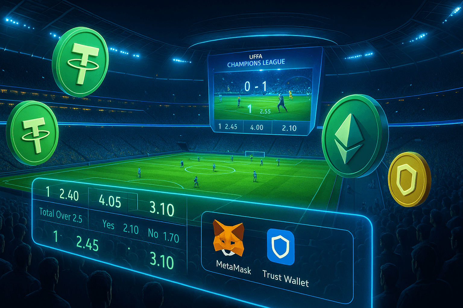 Bet on UEFA Champions League with USDT: Top Blockchain Sportsbooks for Fast Payouts and Fair Play