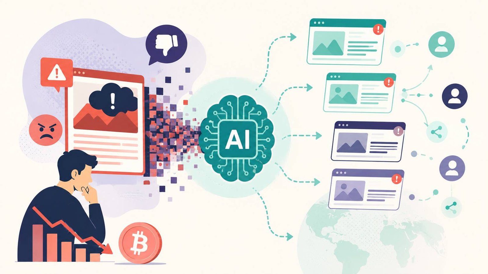When Negative Coverage Feeds the AI Answer: Reading Crisis Spread in Crypto Media
