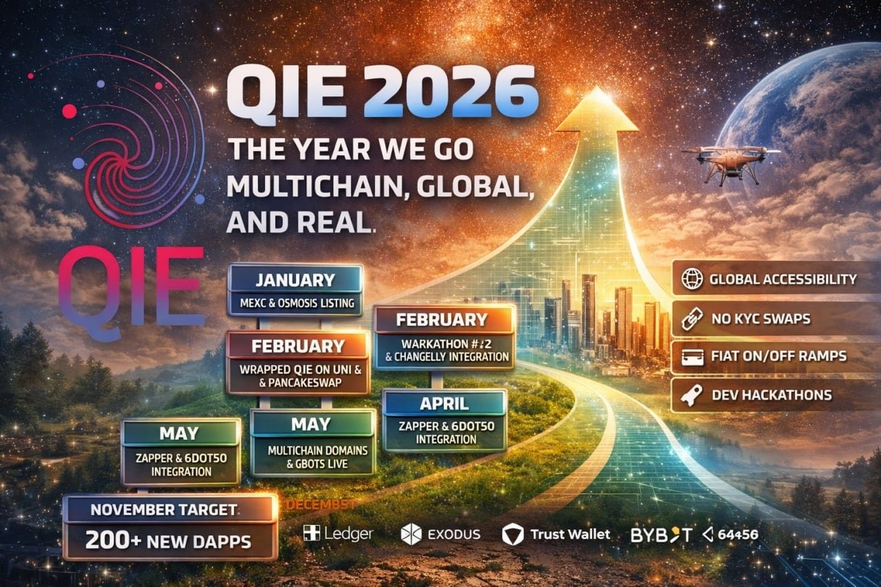 QIE 2026 Roadmap: Building the Infrastructure for Real Web3 Use