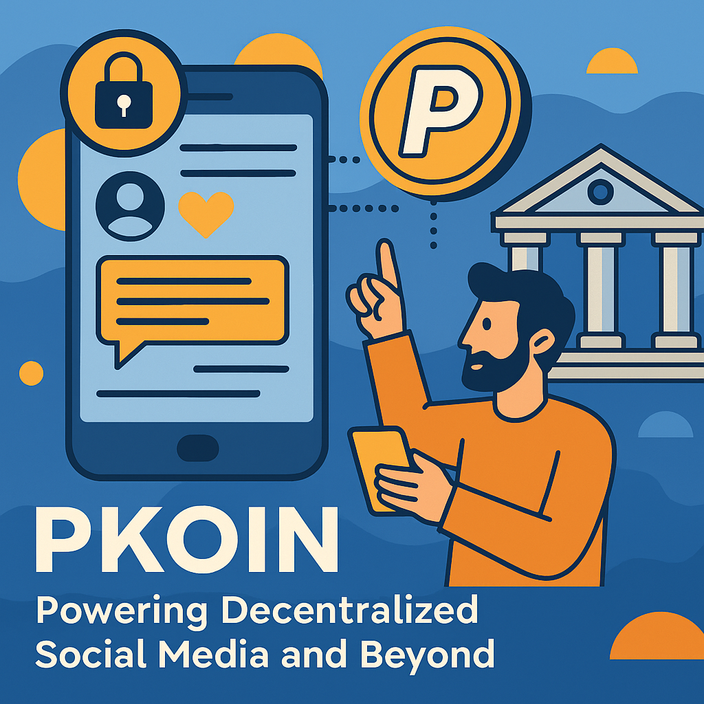Pkoin: Powering Decentralized Social Media and Beyond