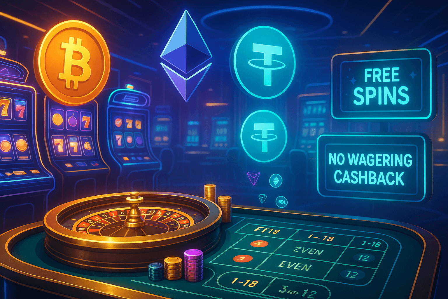Top Trusted Crypto Casinos for Slots & Roulette [No Wagering, Free Spins]