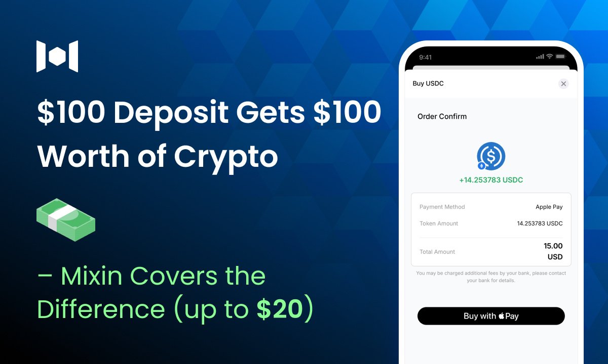 The “Apple Pay” Moment for Web3: Mixin Integrates Coinbase to Make Fiat-to-Crypto Faster Than a Text Message