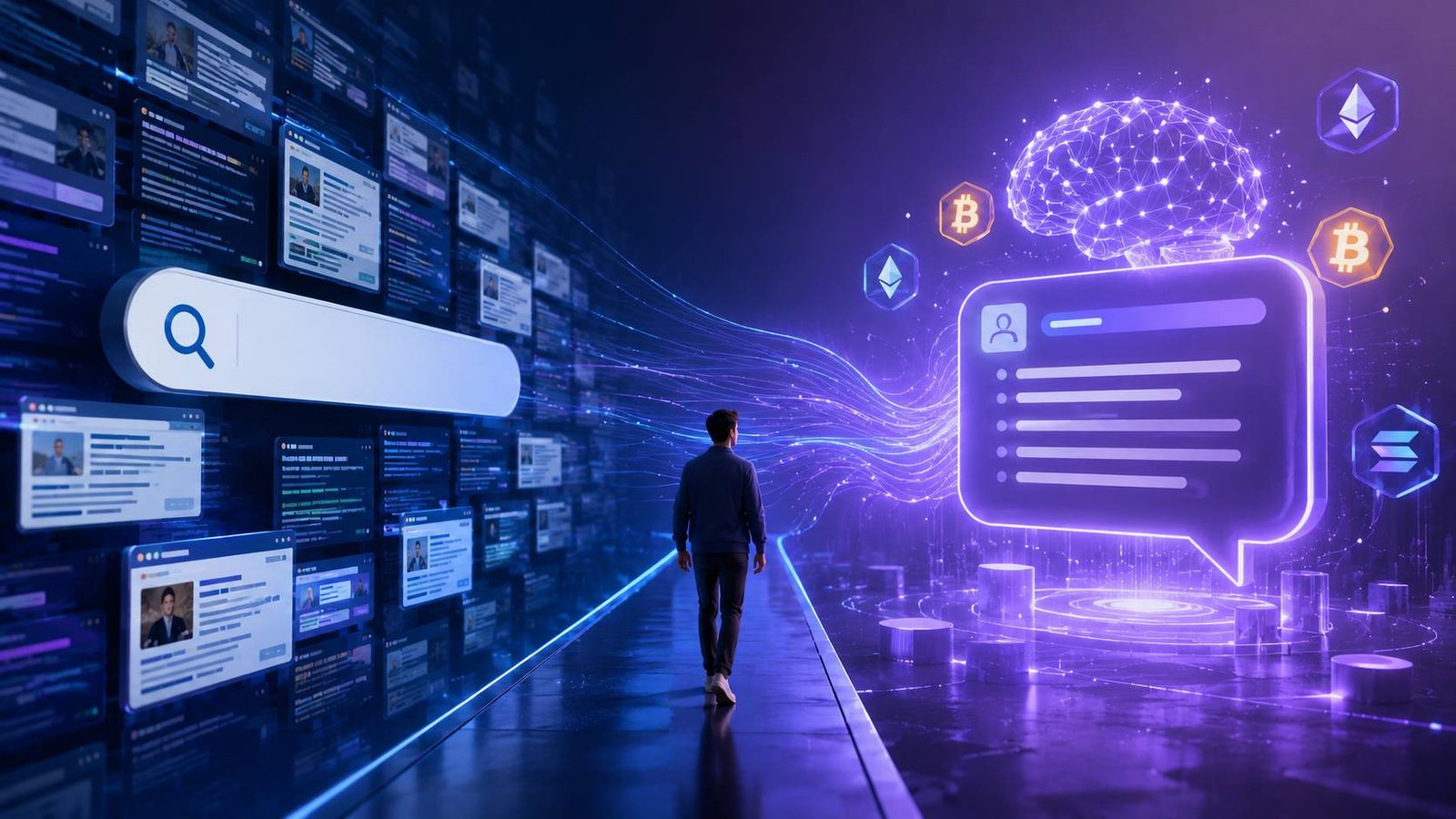 How Crypto Media Discovery Shifted From Search to AI Answers