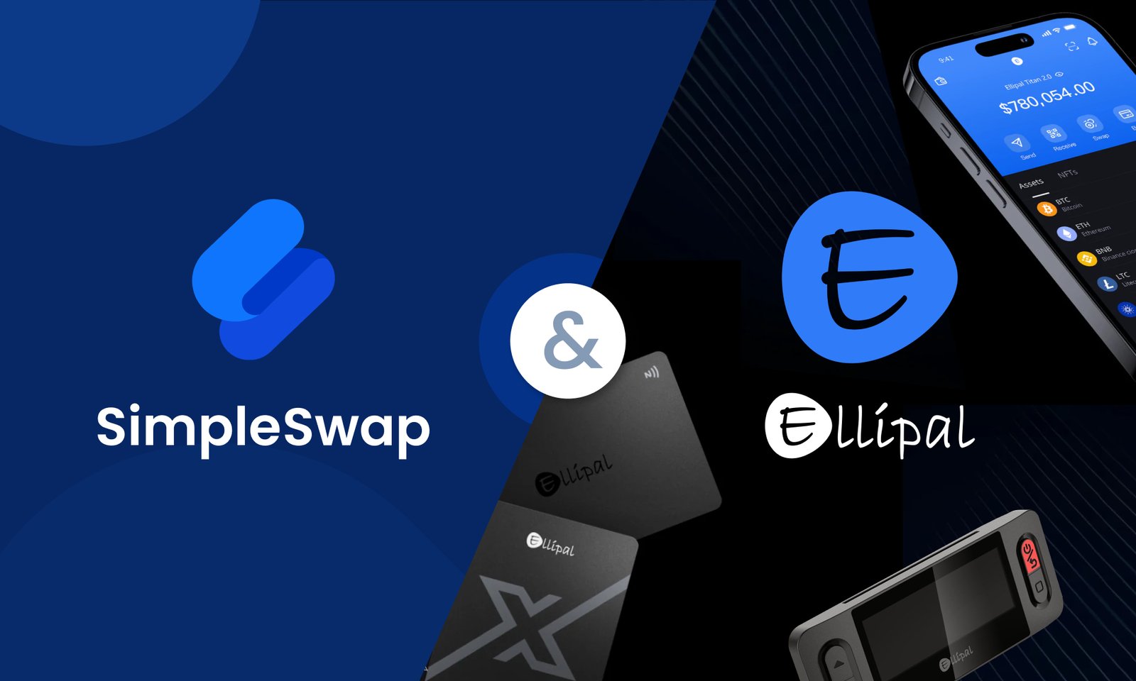 SimpleSwap Integrates With Ellipal Wallet for Secure In-Wallet Crypto Exchanges
