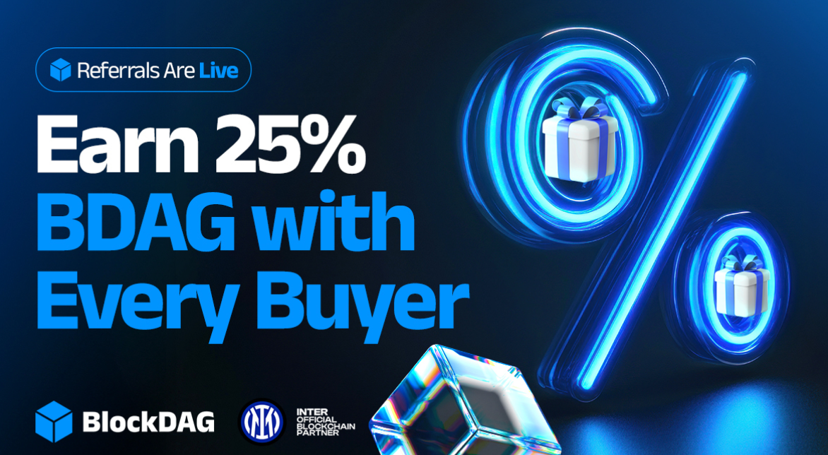 25% Extra BDAG Per Referral: BlockDAG Buyers Go All In! Ethereum Price Action Flashes Green & XRP Climbs Back