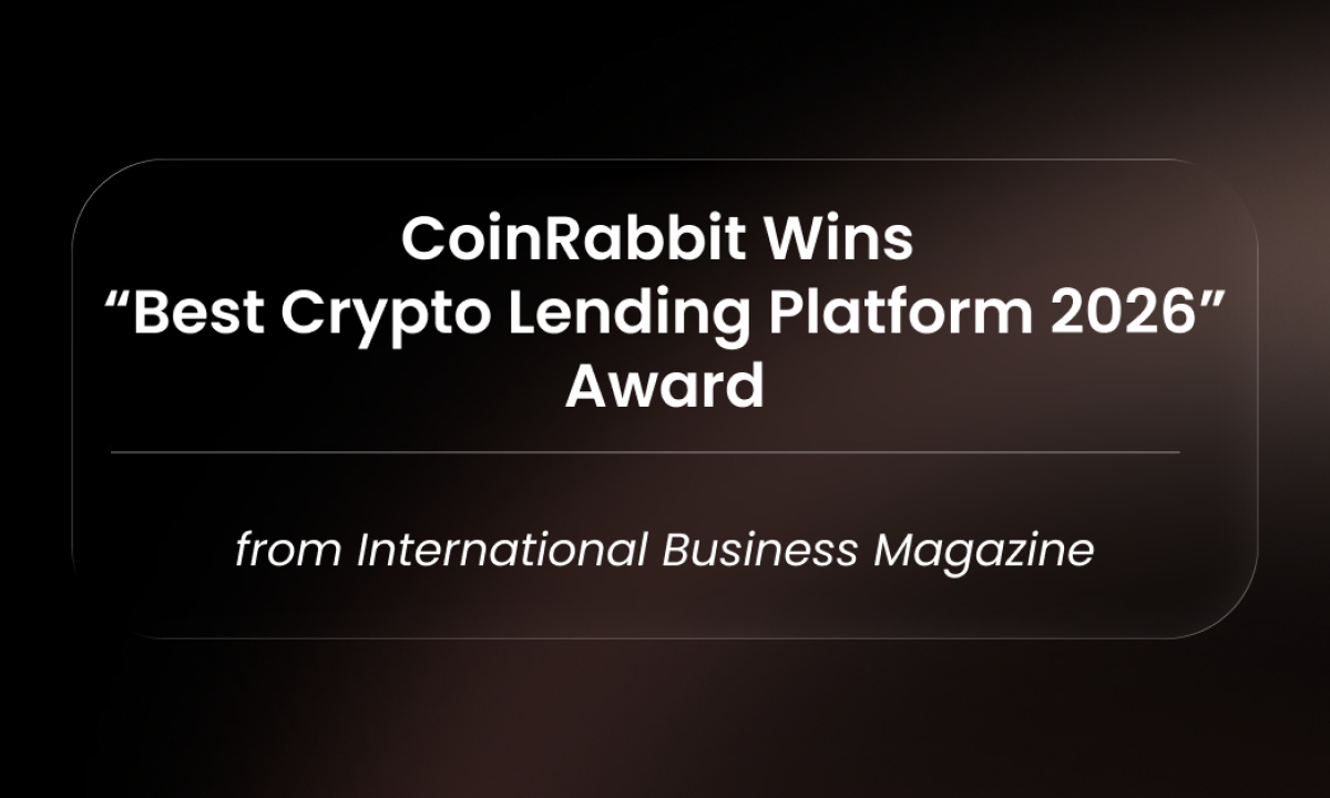 CoinRabbit Wins “Best Crypto Lending Platform 2026” Award from International Business Magazine