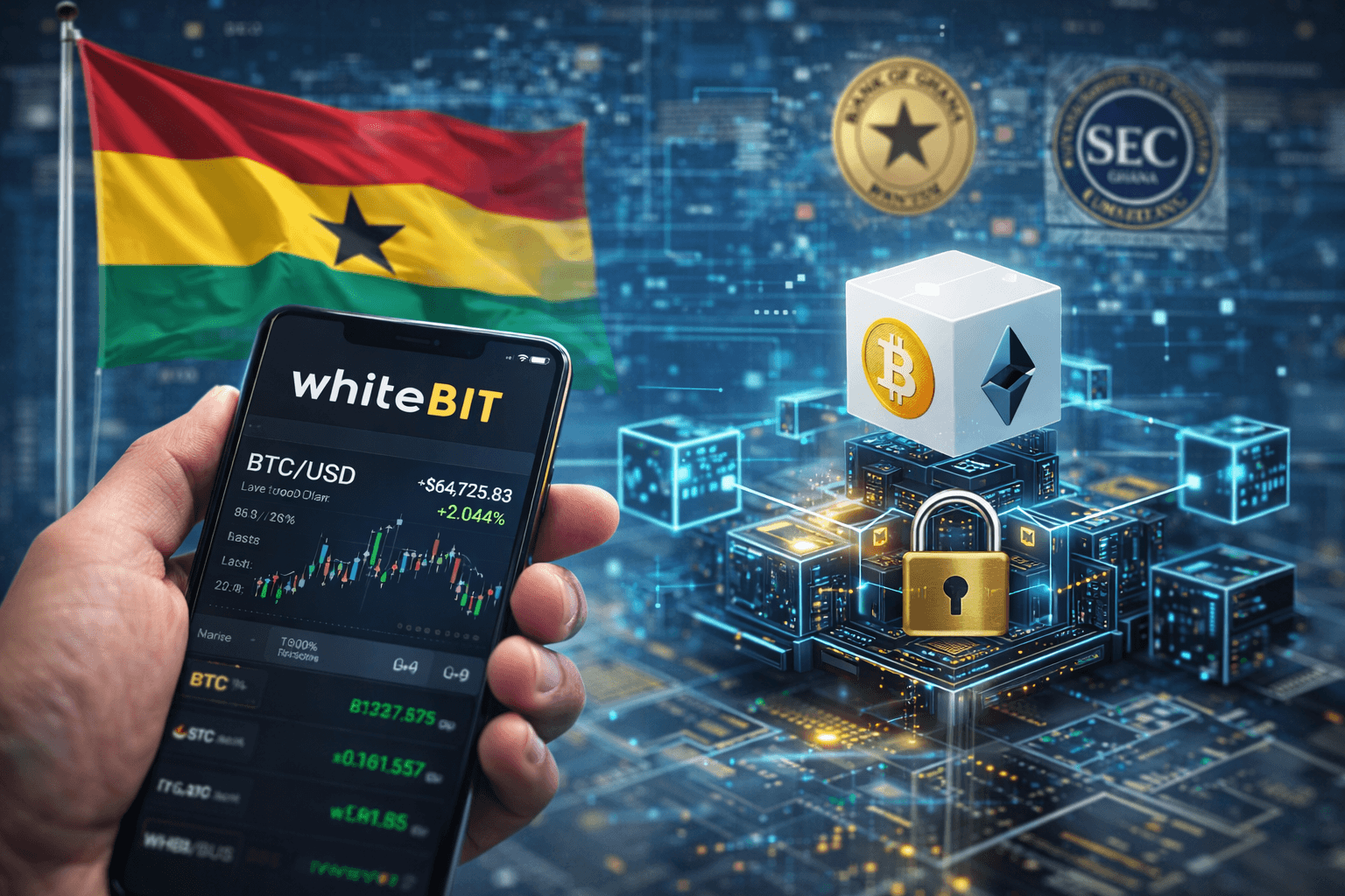 WhiteBIT Among Global Firms Testing Ghana’s New Digital Asset Sandbox Framework