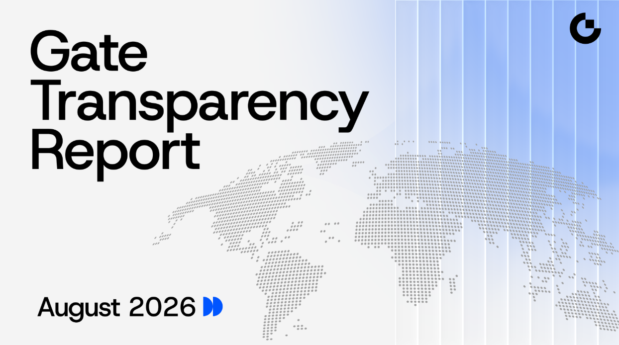 Gate Releases August 2026 Transparency Report: Multi-Asset Comprehensive Financial Services Accelerate Evolution, 127% Reserve Ratio Solidifies Security Foundation