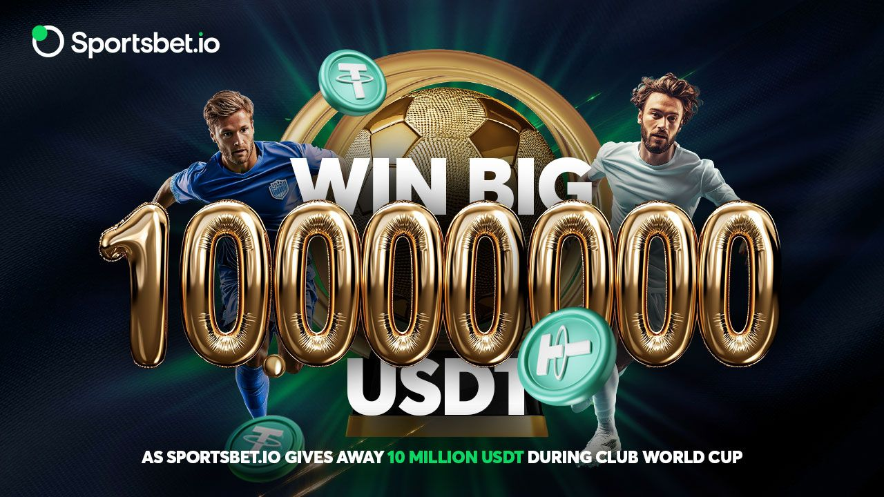 Win Big as Sportsbet.io Gives Away 10 Million USDT Club World Cup