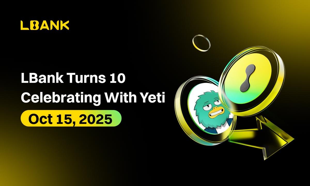 LBank Partners with Crypto IP 'Yeti' to Launch 10th Anniversary