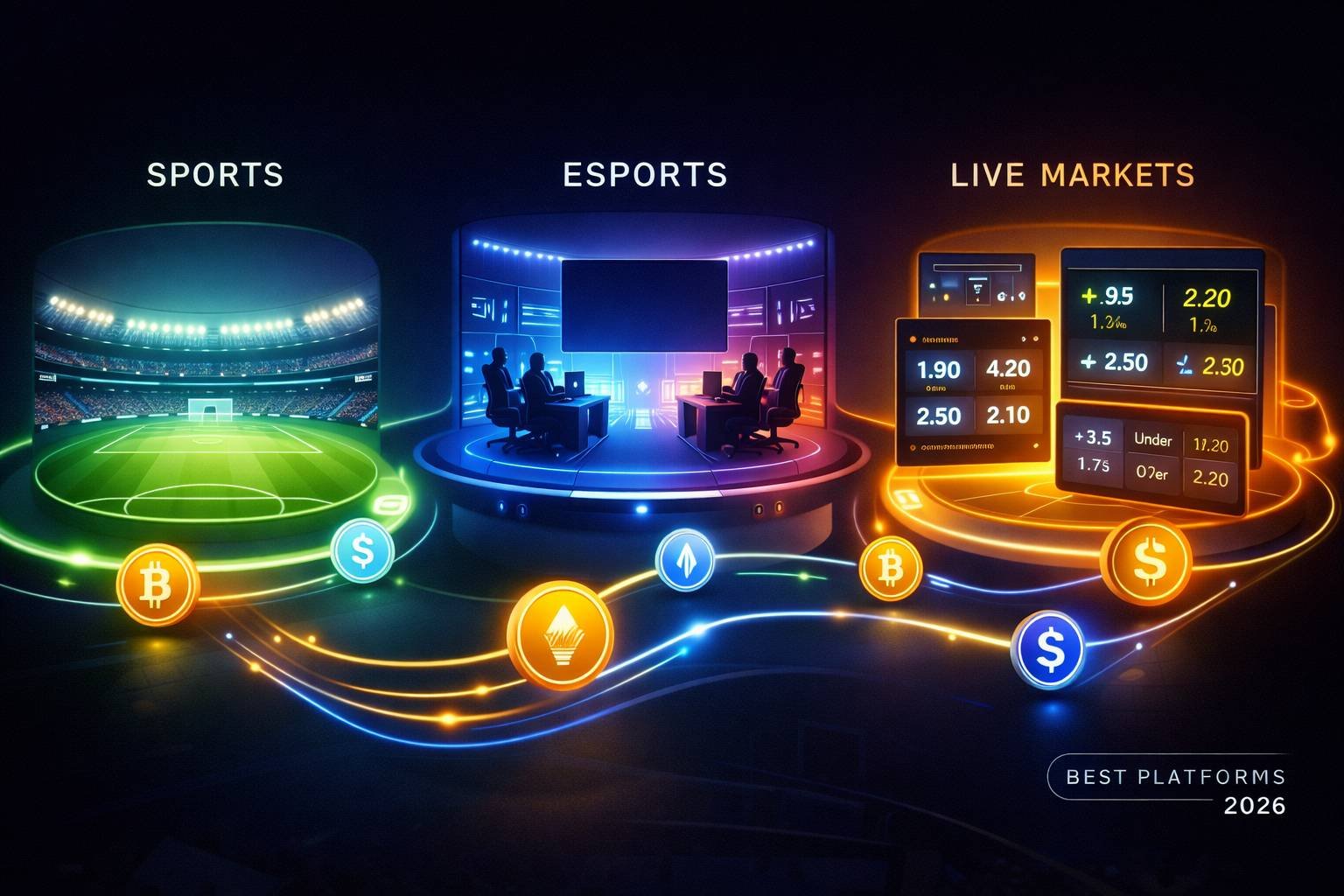 Best Crypto Betting Platforms 2026: Sports, eSports, and Live Markets