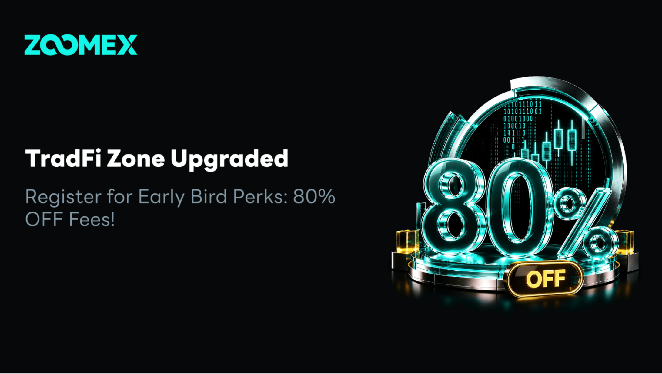 Zoomex Kicks Off TradFi Zone Upgrade With 80% Fee Discount Early Bird Campaign