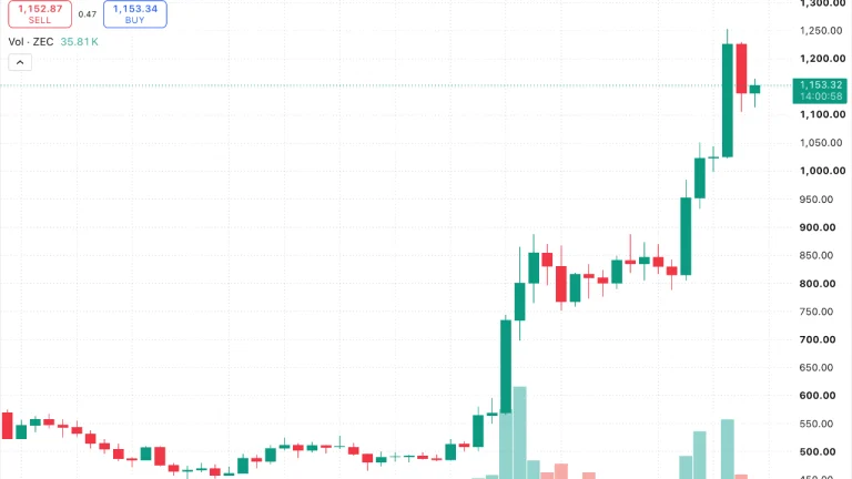 Zcash Surges 2,496% as Privacy Sector Leaves Crypto Rivals Behind