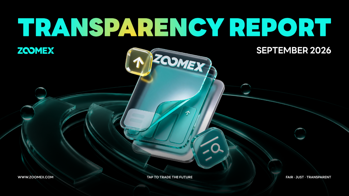Zoomex Monthly Transparency Report: September 2026