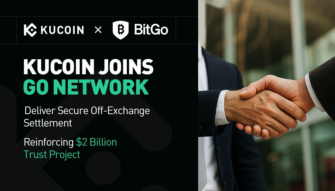 KuCoin Partners With BitGo Singapore To Integrate Institutional Clients On The Go Network