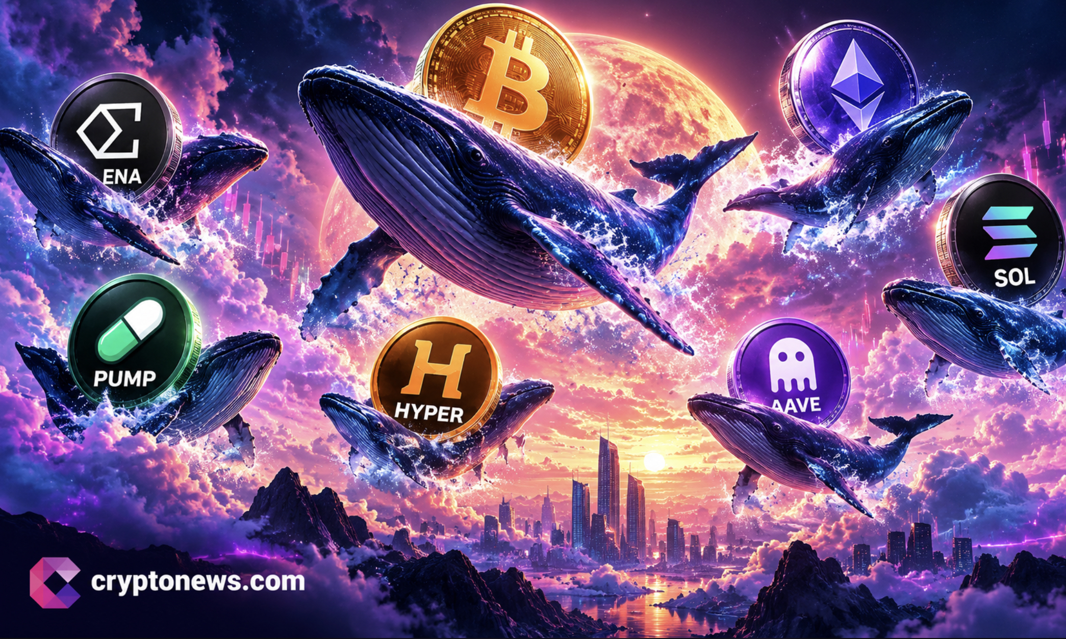 Crypto Whale Activity: $7.2M Flows Into 9 Altcoins as PUMP and ENA Face Selling Pressure