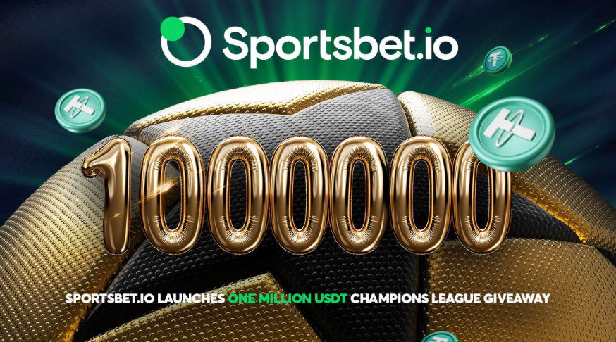 Sportsbet.io launches one million USDT Champions League giveaway