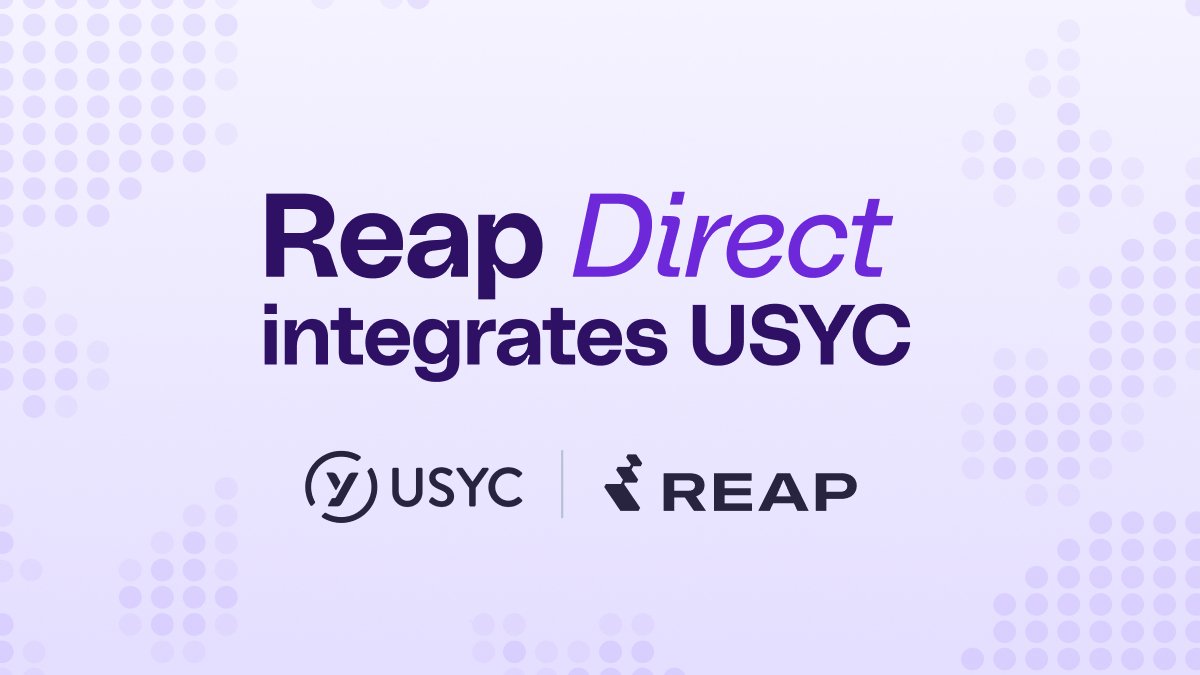 Reap Integrates USYC to Advance Treasury Capabilities for Global Businesses