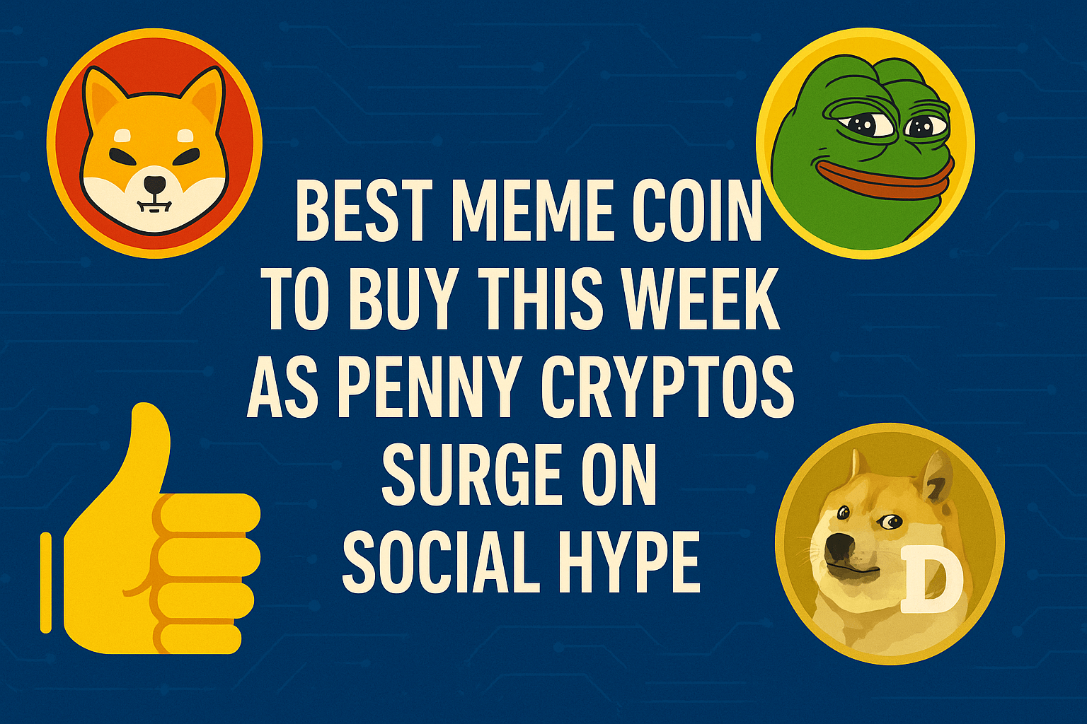 Best meme coin to buy this week as penny cryptos surge on social hype