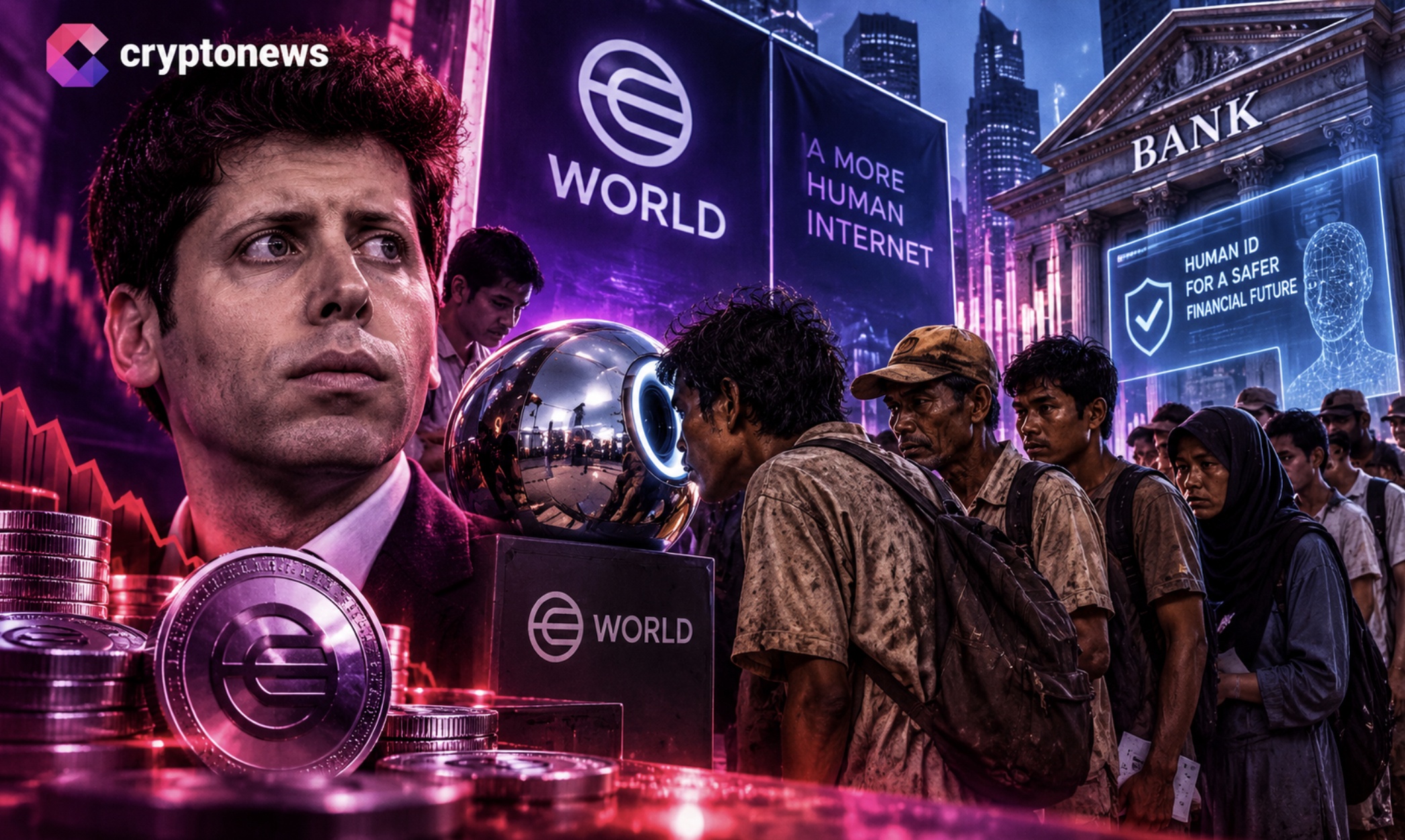 Sam Altman’s Worldcoin: How VanEck, MrBeast, and Wall Street Capitalize on Exploited Biometrics