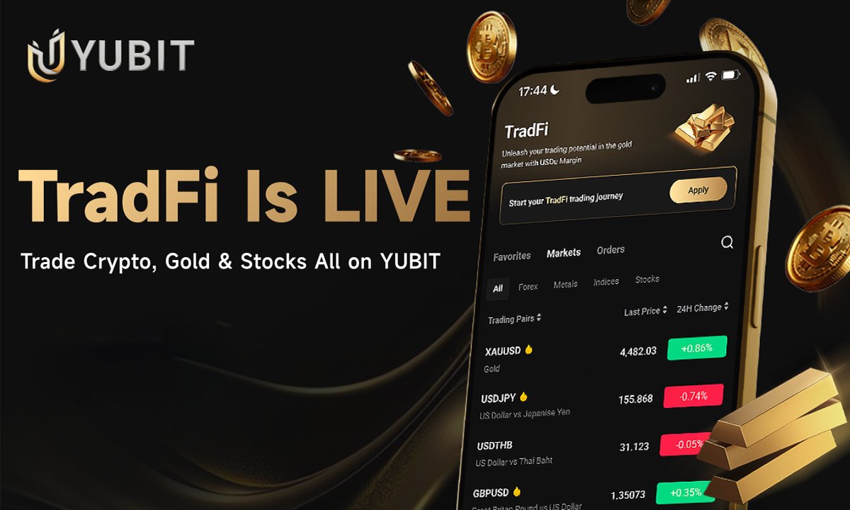 YUBIT Launches TradFi: One Wallet for Every Market, the Future of Integrated Trading
