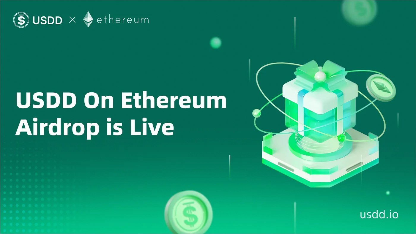 USDD launches natively on Ethereum with up to 12% APY airdrop and upcoming savings-focused sUSDD