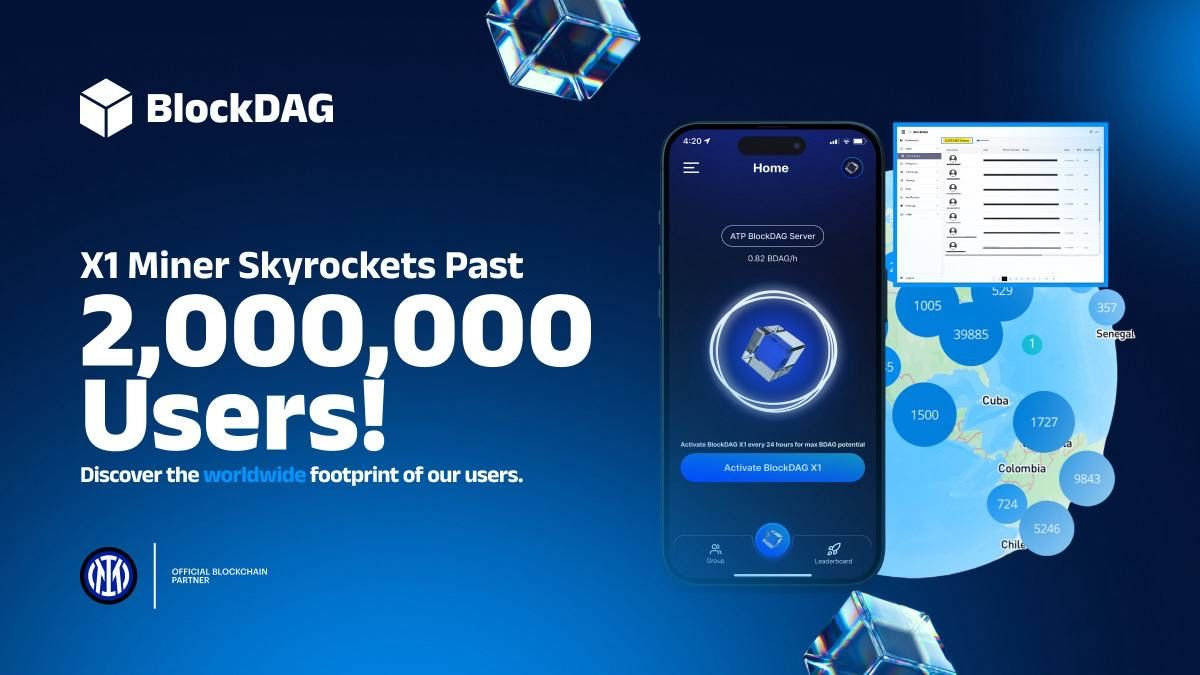 2M+ Users: How BlockDAG’s X1 App Turns Phones Into Profit Machines; SHIB Waits & ETH Eyes ETF Breakout