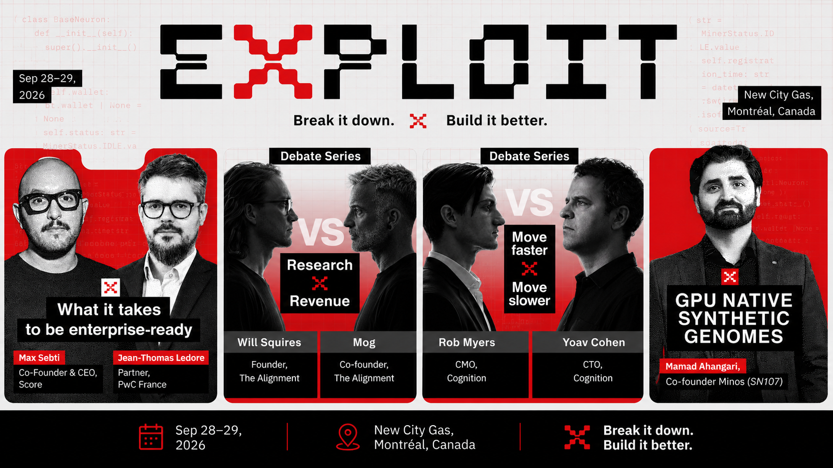 Bittensor Commons Confirms Exploit Summit 2026 for Montreal, September 28-29