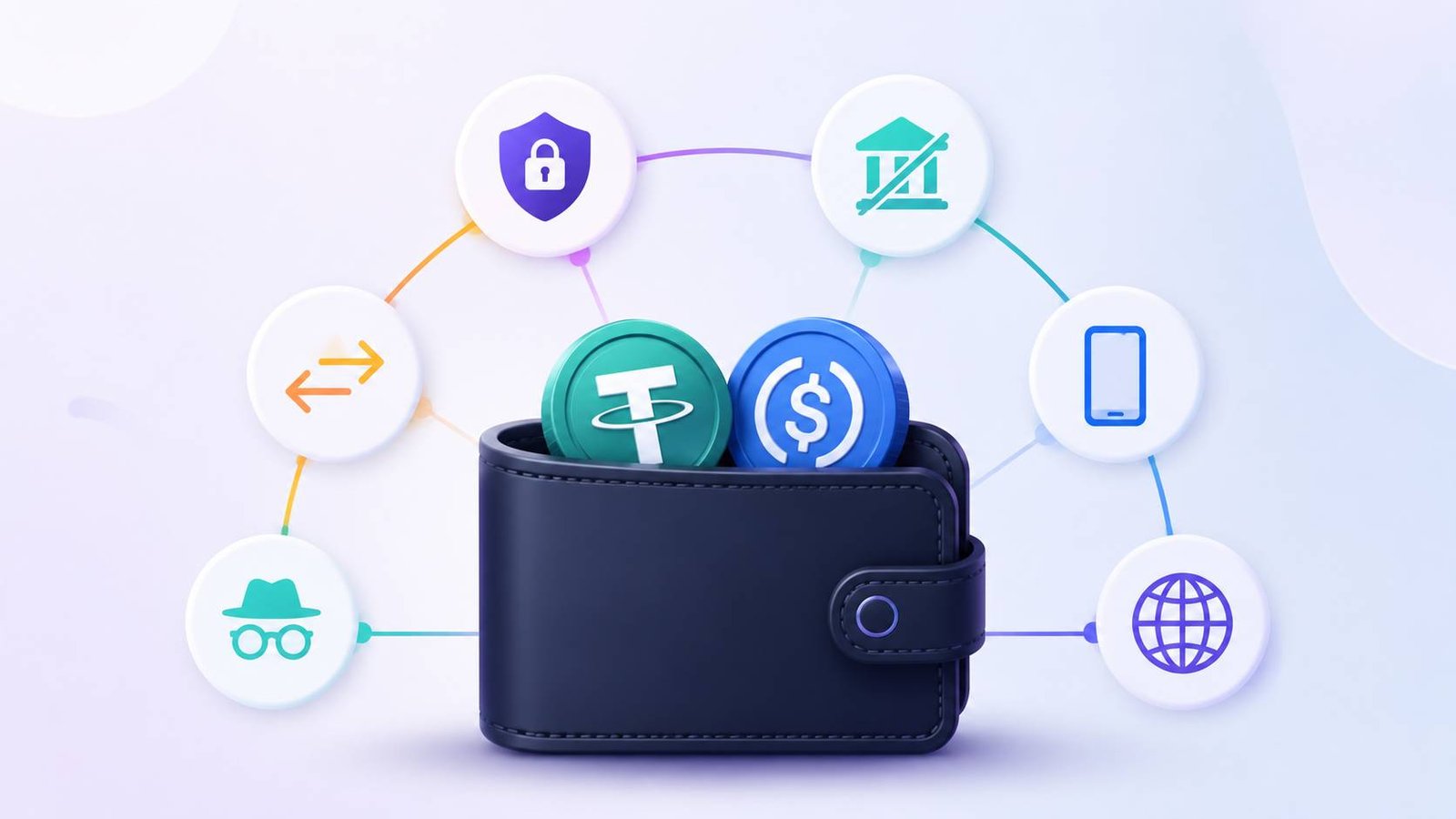 No-KYC USDT and USDC Transfers: Which Crypto Wallets Do Not Ask for Your ID?