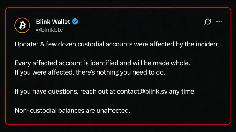 Blink Wallet Hit by Attacker, ‘Few Dozen’ Custodial Accounts Drained