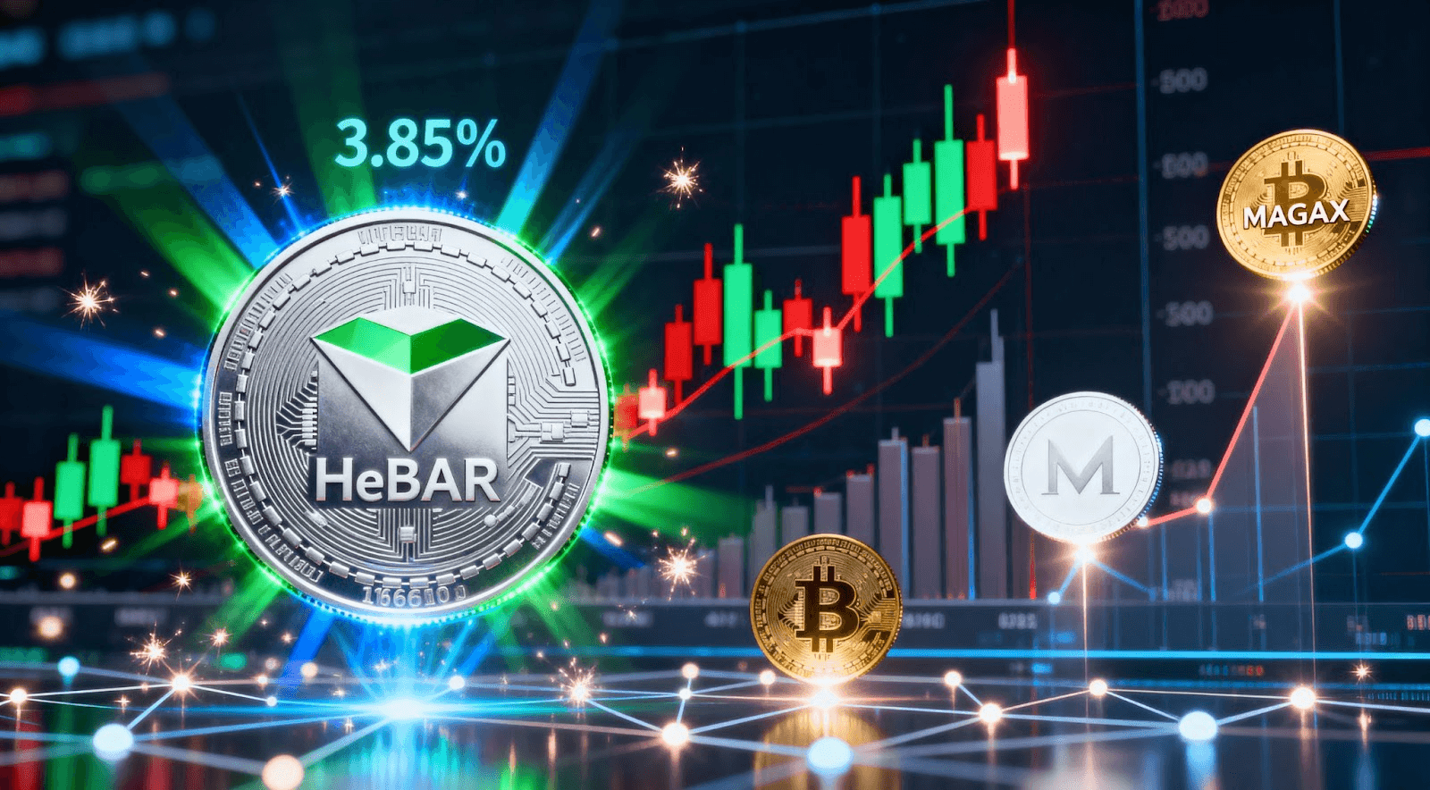 HBAR’s 3.85% Surge Proves Institutions Drive Growth—MAGAX Presale Lets Retail Investors Get Ahead