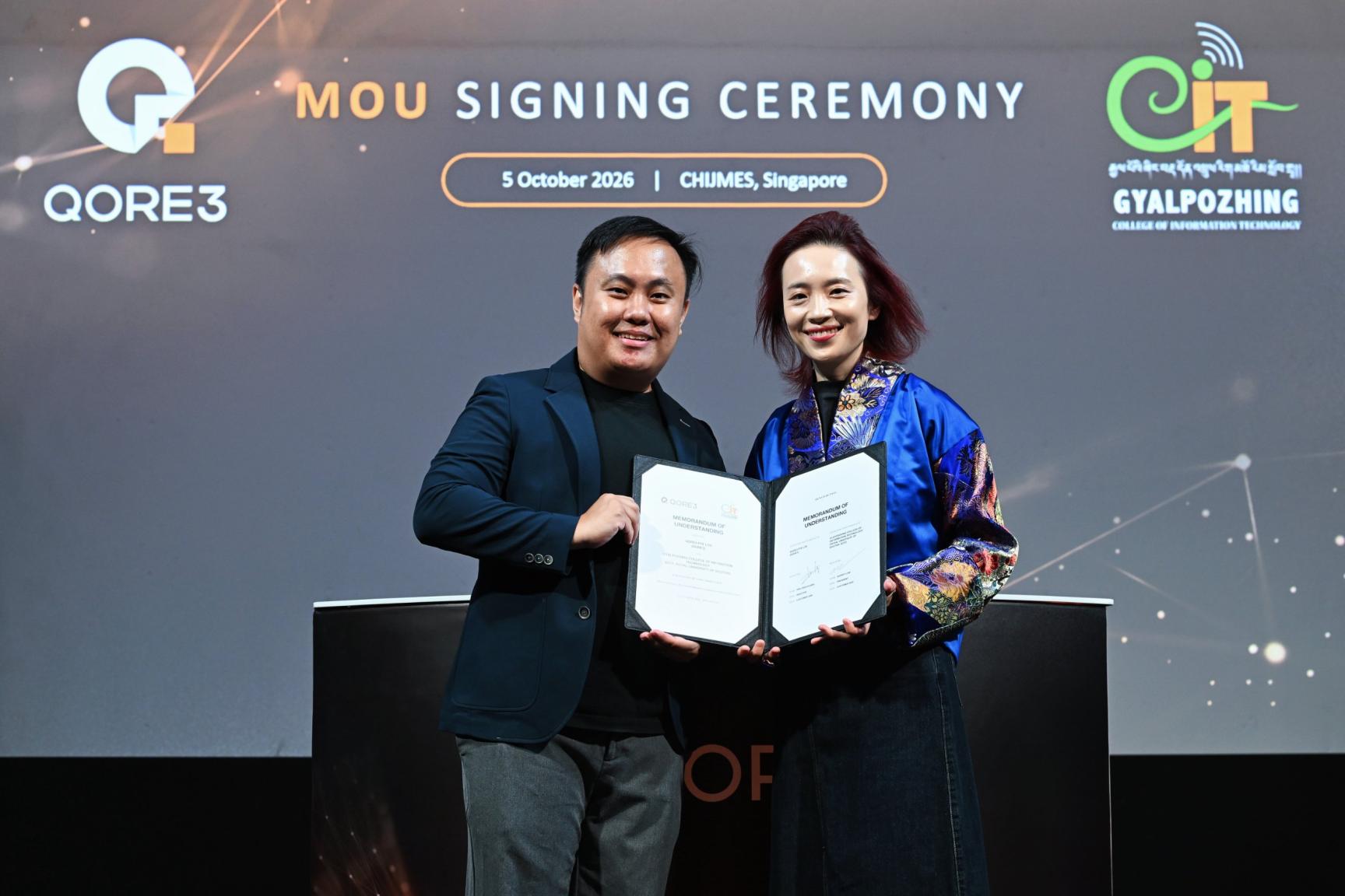 Qore3 and Bhutan’s GCIT Partner to Bring Blockchain Technology to a Himalayan Village