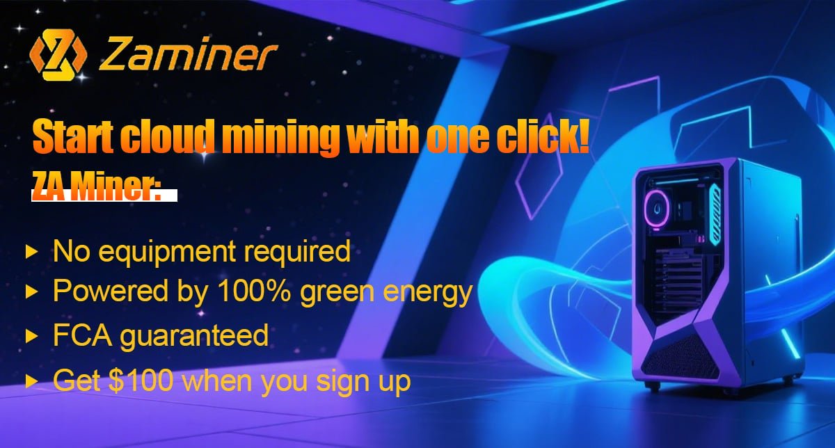 ZA Miner Leads A New Era In Crypto Mining: Receive $100 Bonus to Start Making Fast Money Through Cloud Mining.